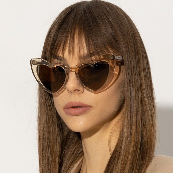 NWT SAINT LAURENT NUDE WOMEN SUNGLASSES - Picture 1 of 6